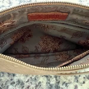 HOBO brand gold clutch purse